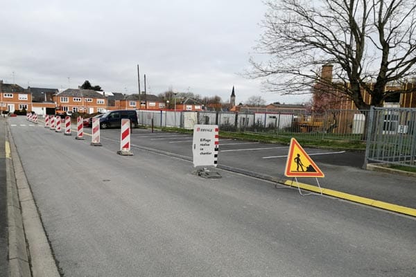 sens unique travaux rue des saules