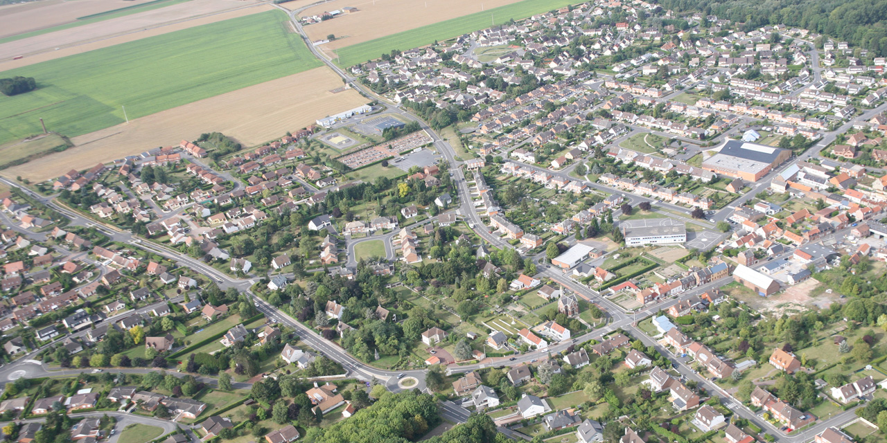 Photographie aérienne de Proville_Déclic Cambrai