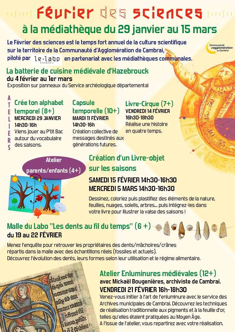 Février des sciences animations