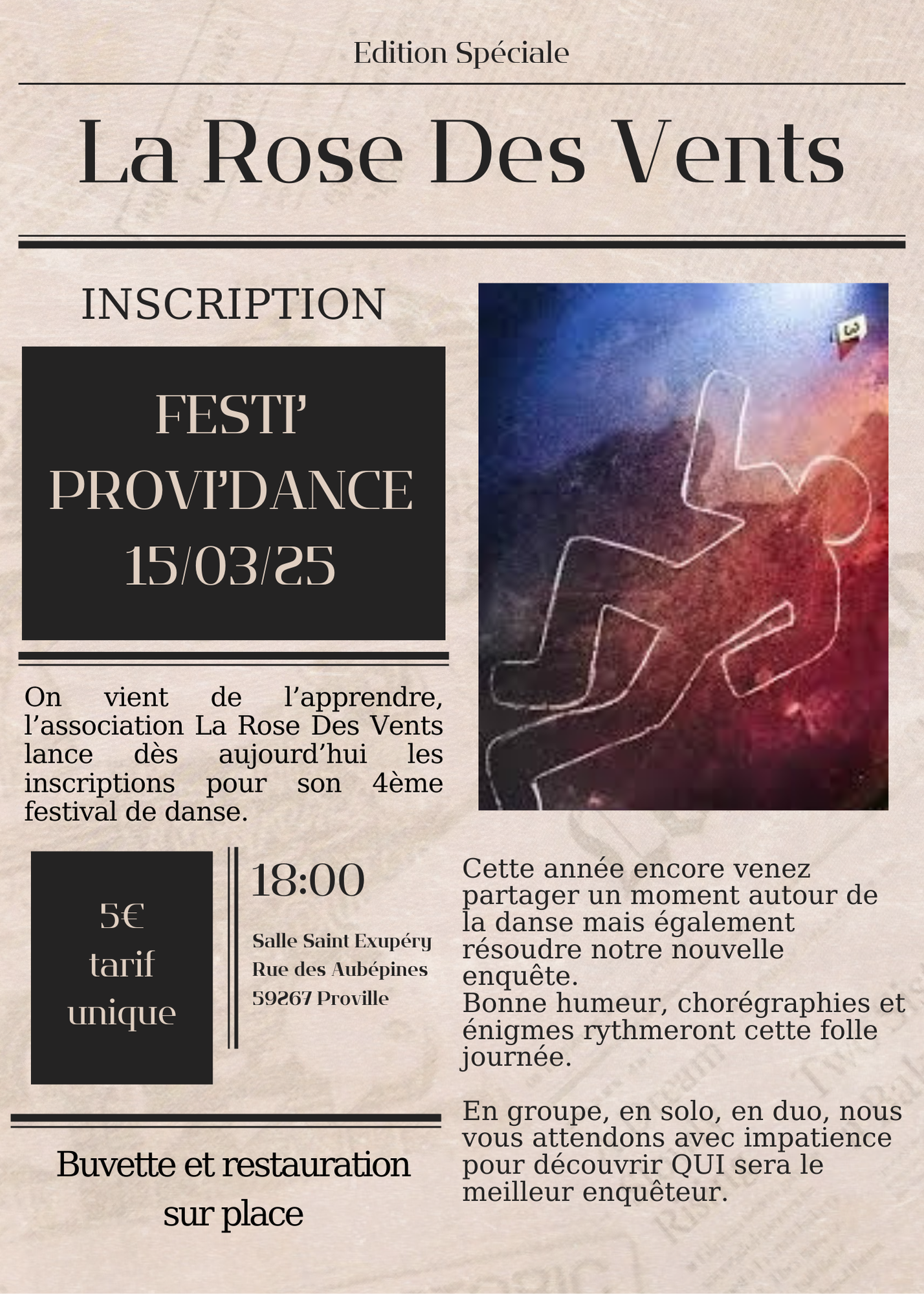 Affiche Rose des Vents