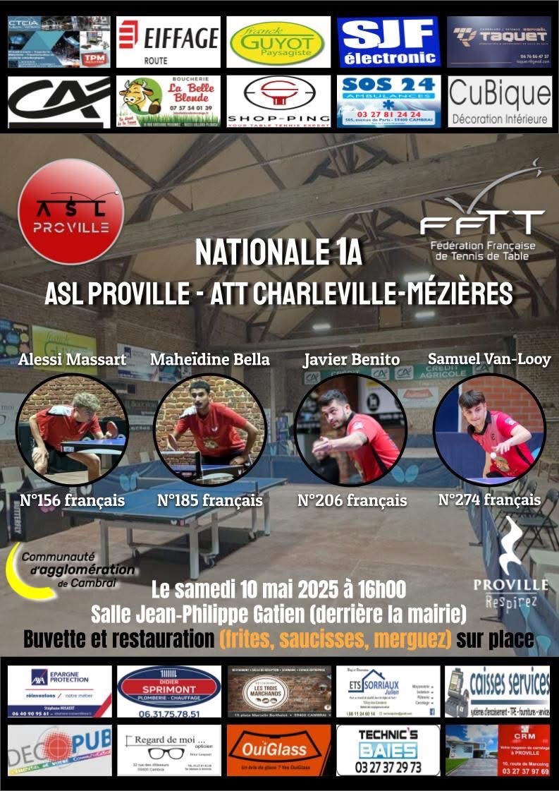 tennis de table 10 mai