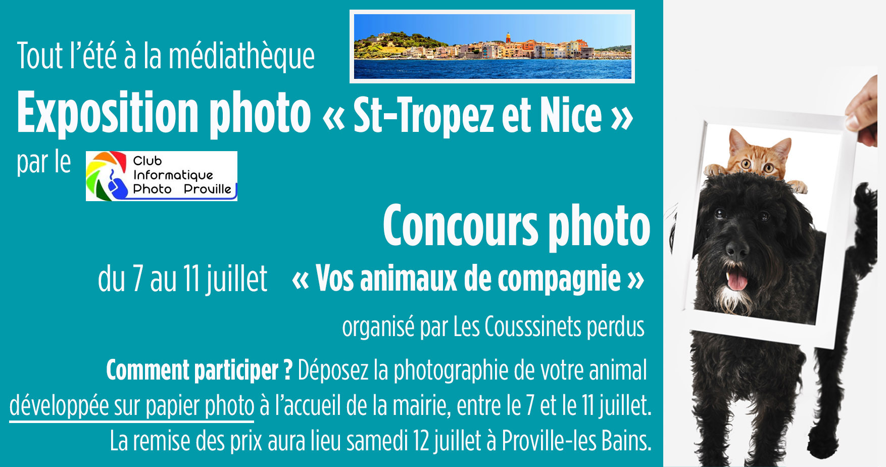 expo photo + concours coussinets