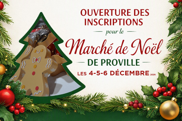 Inscriptions marché de Noël
