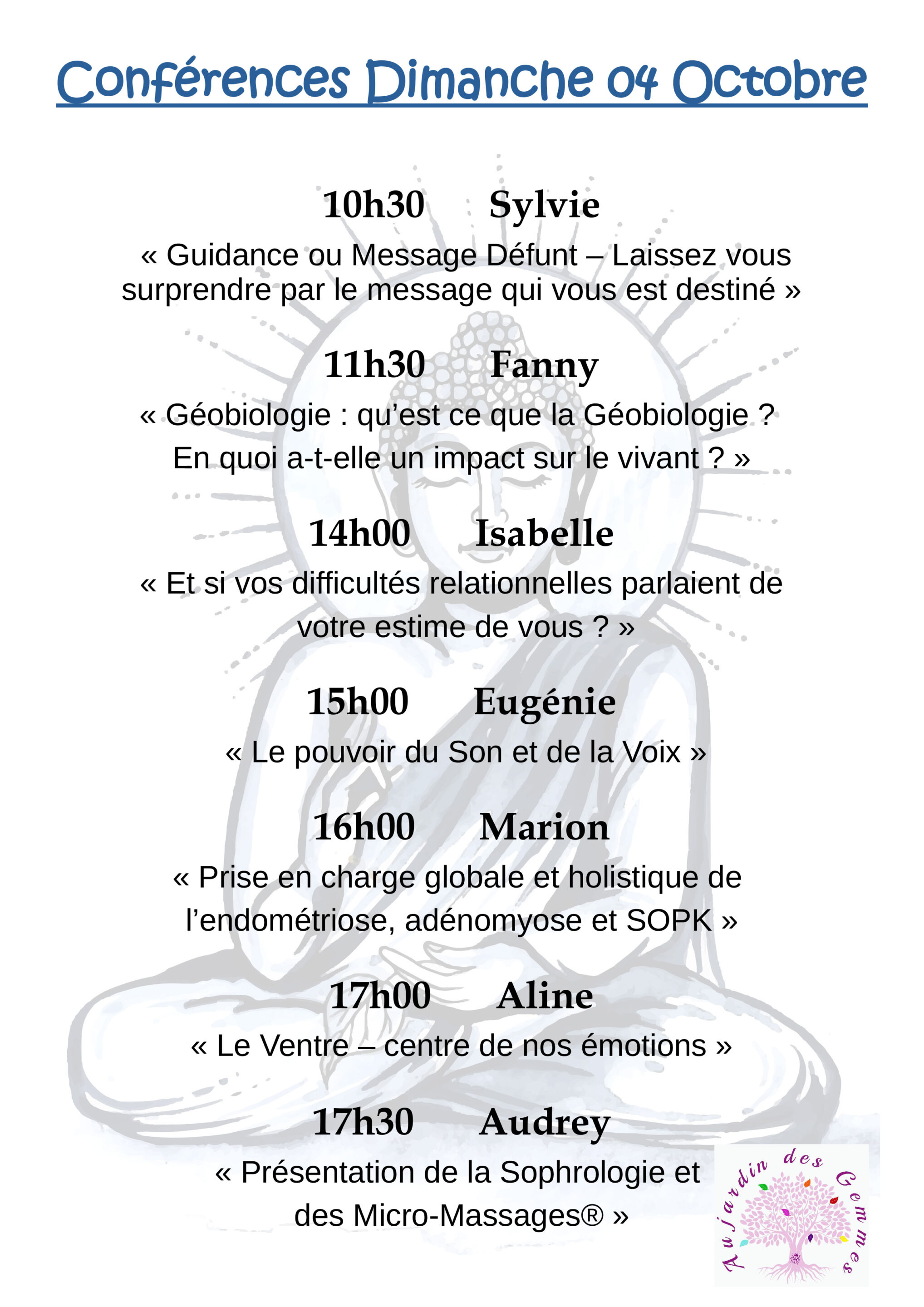 conferences dimanche